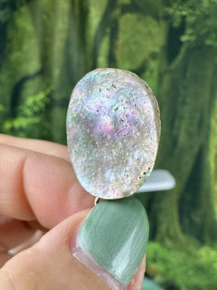 Regenbogen Abalone Muschel Anhänger – Kraft des Ozeans 3 Seelenbewusst
