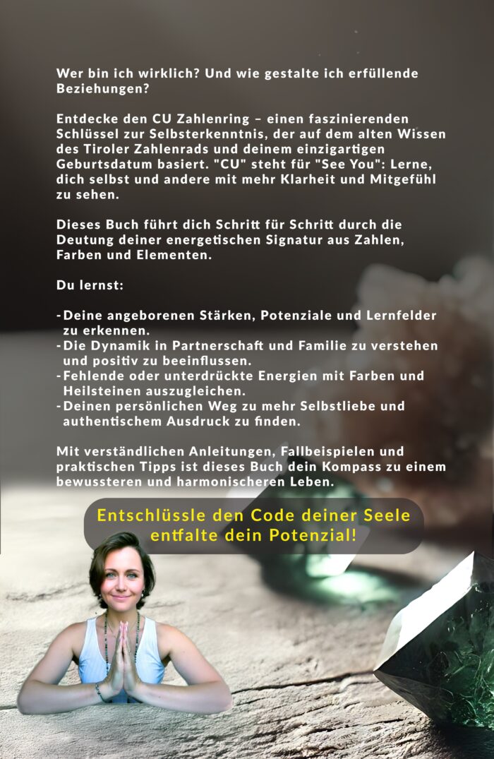 CU (See You) – Ich sehe dich: Menschen verstehen mit dem CU Zahlenring 2 Seelenbewusst
