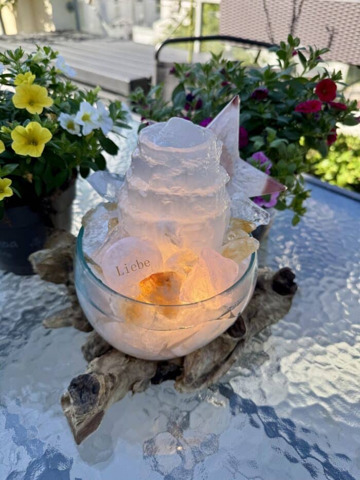 Seelenbewusst Edelstein Kristall-Brunnen (M) - Selbstliebe Sonderedition 2 Seelenbewusst