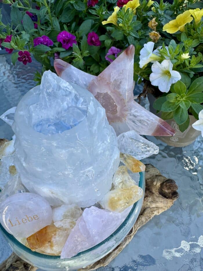 Seelenbewusst Edelstein Kristall-Brunnen (M) - Selbstliebe Sonderedition 17 Seelenbewusst