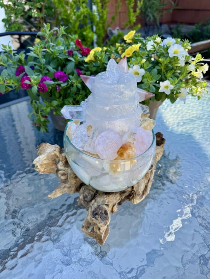 Seelenbewusst Edelstein Kristall-Brunnen (M) - Selbstliebe Sonderedition 21 Seelenbewusst