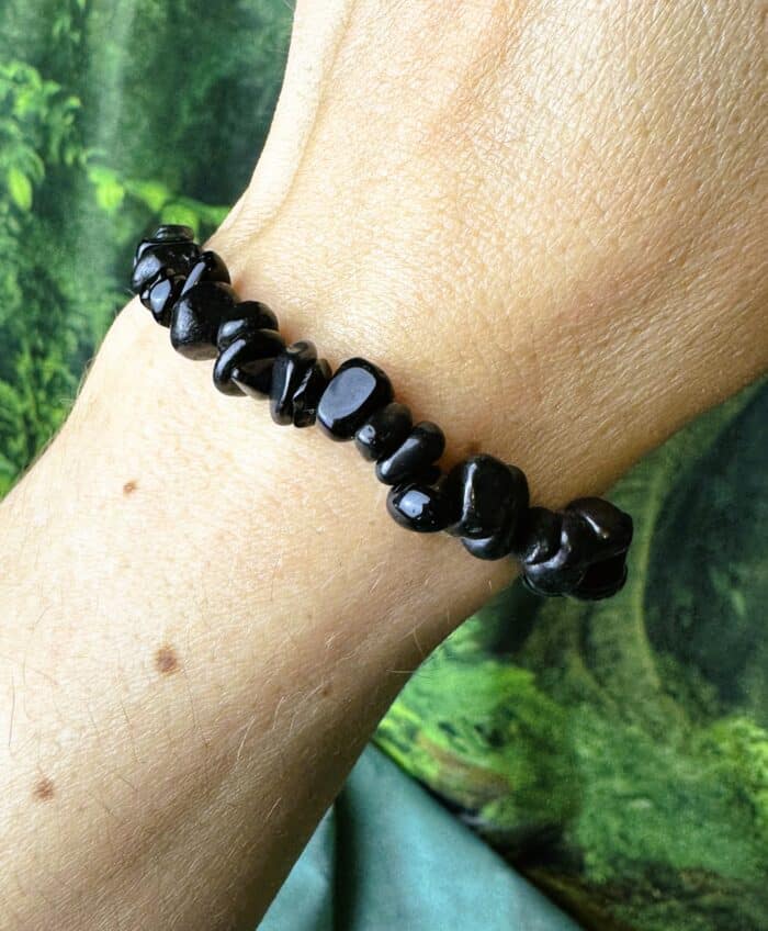 Schungit Splitterarmband – Erdung, Schutz & energetische Reinigung 2 Seelenbewusst