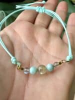 „Ocean Light“ – Edelstein Armband mit Labradorit & Larimar - Führung & Transformation – Bild 3