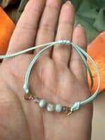 „Ocean Light“ – Edelstein Armband mit Labradorit & Larimar - Führung & Transformation – Bild 5