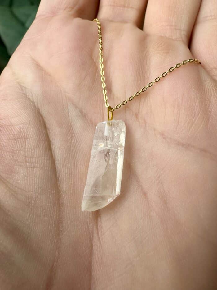 "Soullight" Ceylon-Mondstein Anhänger mit Kette - Gleichgewicht – Bild 3