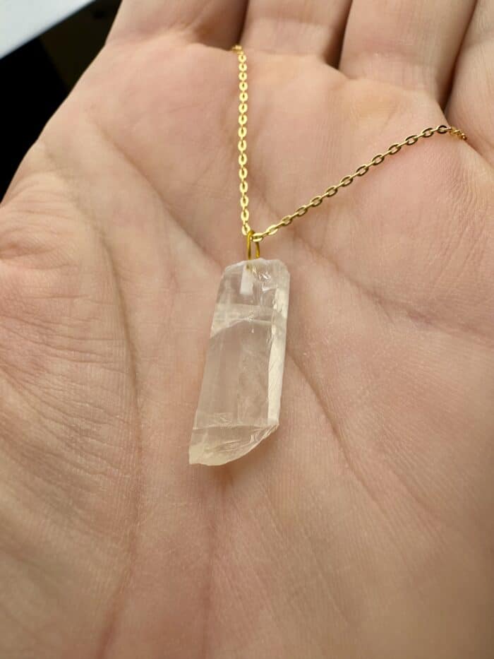 "Soullight" Ceylon-Mondstein Anhänger mit Kette - Gleichgewicht – Bild 6