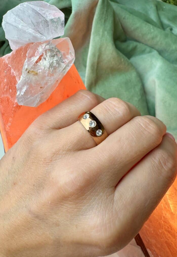 Ring „Herzenslicht“ – Roségold & Topas für Glanz und Tiefe – Bild 2