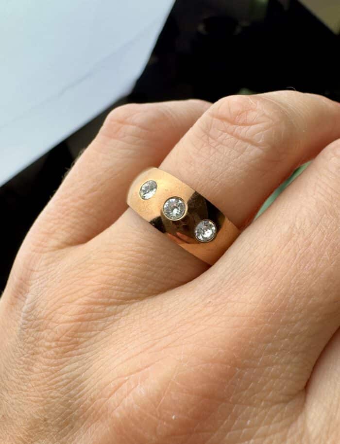 Ring „Herzenslicht“ – Roségold & Topas für Glanz und Tiefe – Bild 1