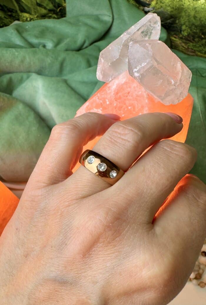 Ring „Herzenslicht“ – Roségold & Topas für Glanz und Tiefe – Bild 3