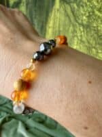 Schmuck-Set „Sonnenglanz“ – Citrin, Palo Santo & Silizium – Bild 11