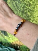 „SoulBalance“ – Duftendes Armband mit Citrin, Palo Santo & Silizium – Bild 3