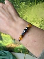 „SoulBalance“ – Duftendes Armband mit Citrin, Palo Santo & Silizium